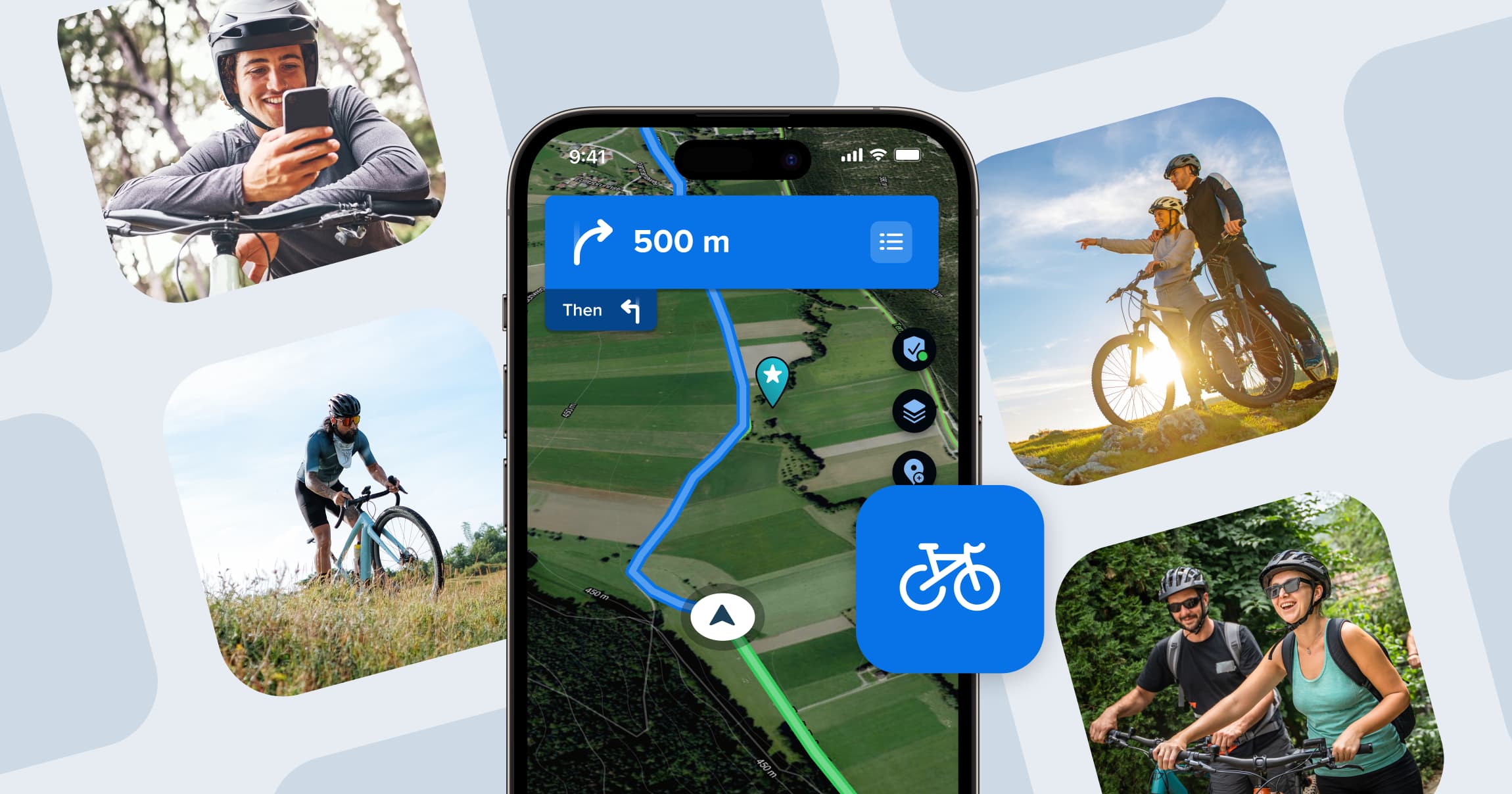 Bikemap - GPS, navigation and offline maps for cyclists