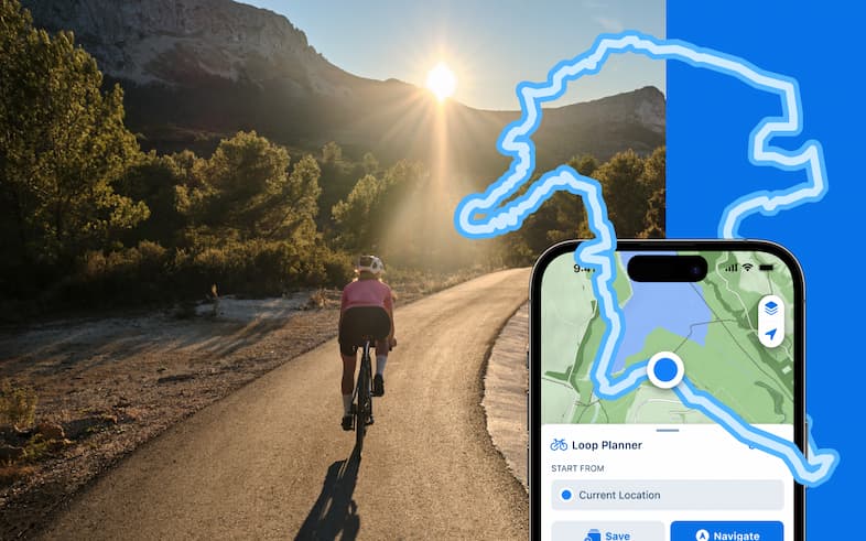 Planning a cycling round-trip with the Bikemap app Planning a cycling round-trip with the Bikemap app
