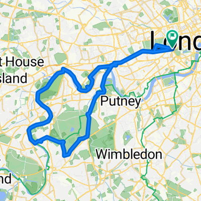 IBIKELDN - get to know London - ride 1 SW CLONED FROM ROUTE 1806304
