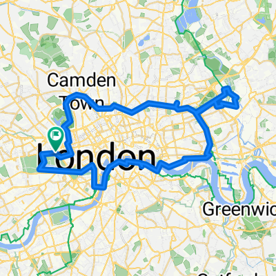 London Cycle tourist Route