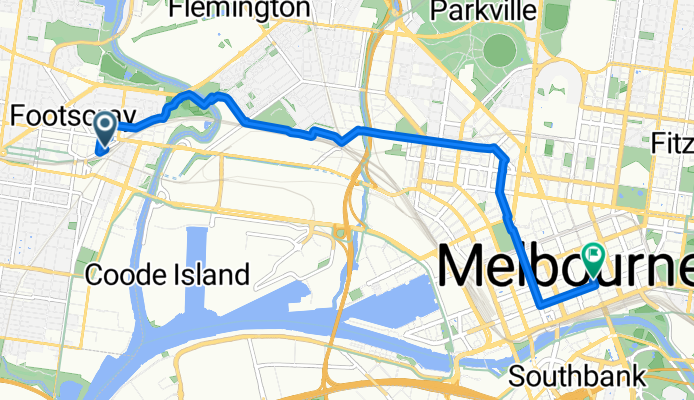 Footscray to City / Capitol