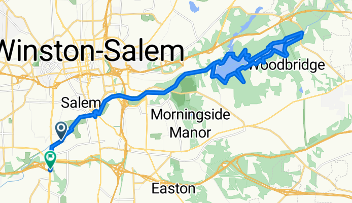 South Central, Winston-Salem to Peters Creek Pkwy, Winston-Salem