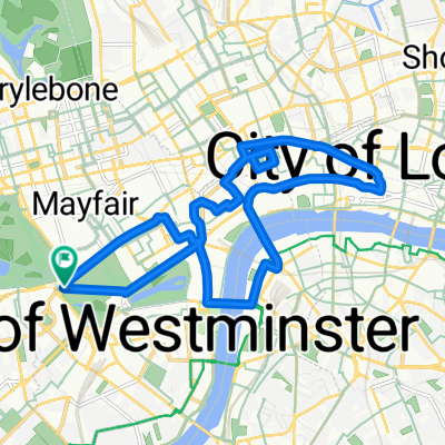London WNBR 2012 Route