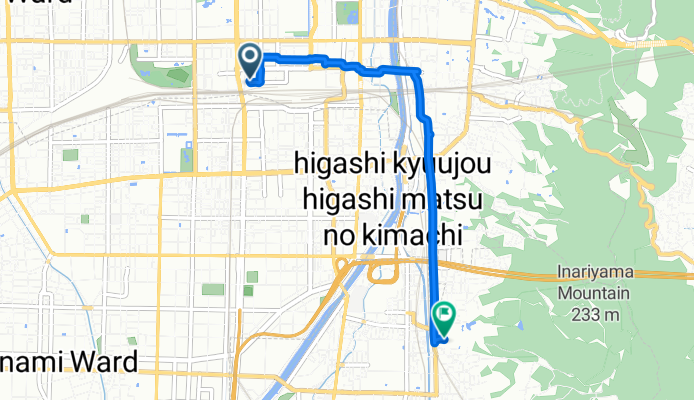 From bike rental to Fushimi Inari Taisha