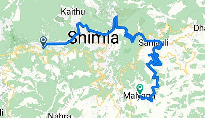 Route to Malyana