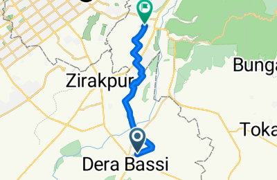 Dera Bassi to Panchkula