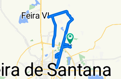 Rua Gomes da Silva, 106, Feira De Santana a Rua Frei Joaquim, 211, Feira De Santana