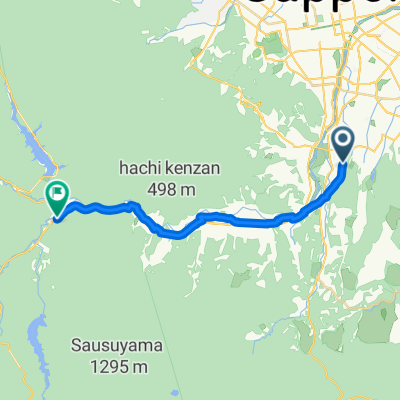 Jozankei railway from Makomanai station to Jozankei
