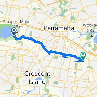Wetherill Park to Necropolis Dr, Rookwood